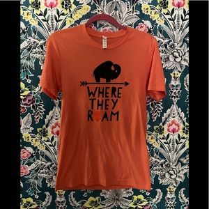 Bella-canvas: size (S) where they Rome orange T-shirt